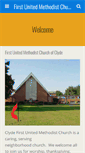 Mobile Screenshot of firstunitedmethodistchurchclyde.org